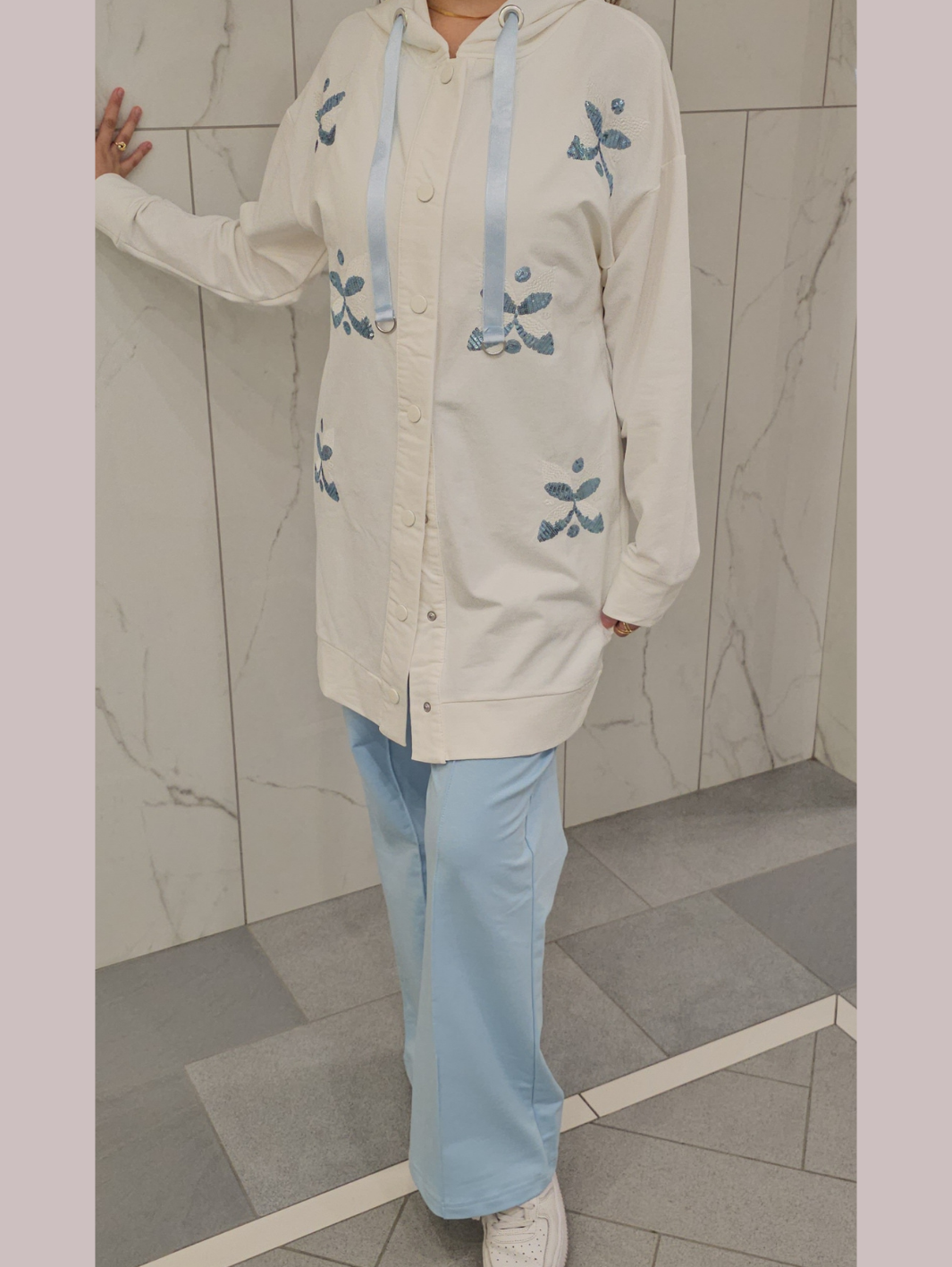 Sophisticated Sequin Tracksuit