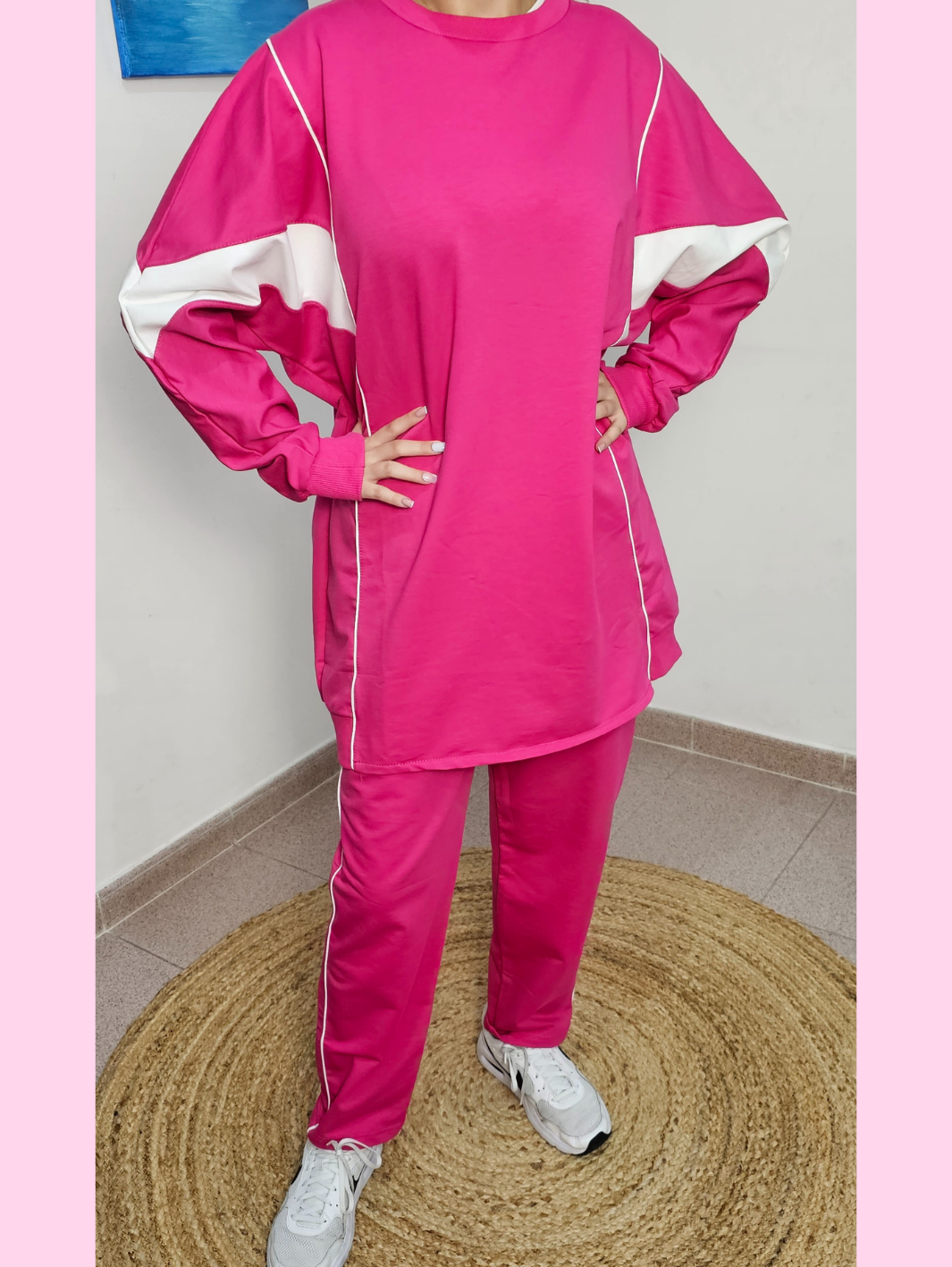 Fuchsia Tracksuit Set