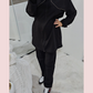 Casual High Neck Zipper Jacket Tracksuit