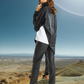 SOFT VELVET STYLISH TUNIC SET WITH LEATHER PANT